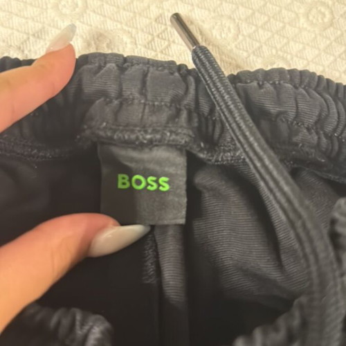 Boss tracksuit pants used, black, size M