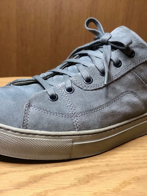 Kenneth Cole γκρι δερμάτινα trainers μεταχειρισμένα, μοντέλο Full Moon, μέγεθος 44