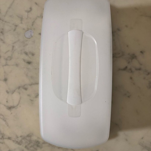 Cake storage container used with removable lid Cassetti