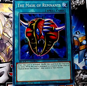 The mask of remnants