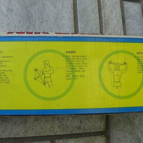 StrongMan Air Exerciser μεταχειρισμένο vintage όργανο γυμναστικής με κουτί