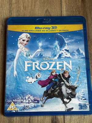 Frozen 3D Blu-Ray μεταχειρισμένο με αγγλικούς υπότιτλους