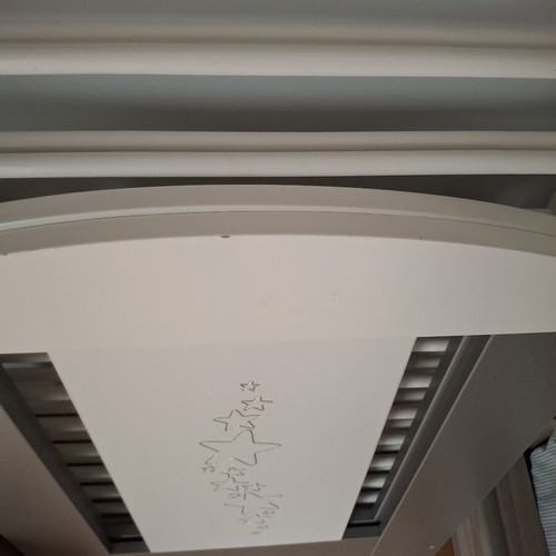 Baby Cot 60x120 used with star design and removable rails