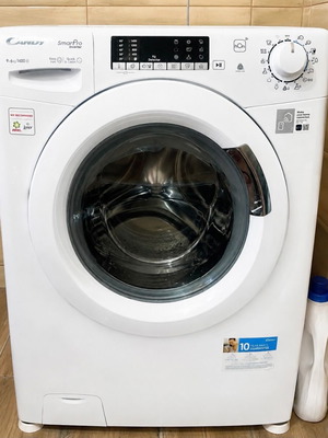 Candy washing machine dryer like new, 9 kg capacity