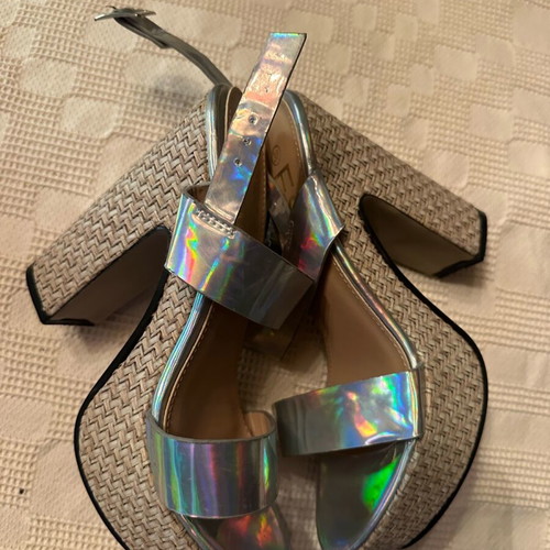 High heels used, size 38, grey