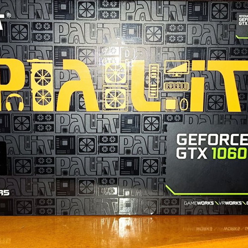 Palit Stormx GTX 1060 6GB graphics card used