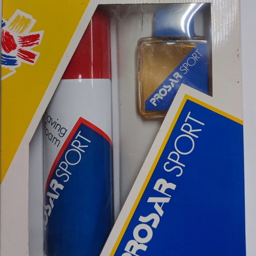 Prosar gift set new with after shave and shaving foam