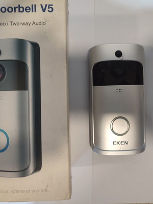 Video Doorbell V5 μεταχειρισμένο με Wi-Fi, HD βίντεο, αμφίδρομο ήχο