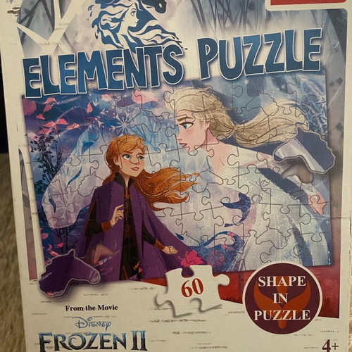 Frozen Elements puzzle 60 pieces in excellent condition