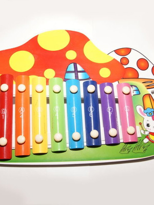 Children's xylophone used with nice sound