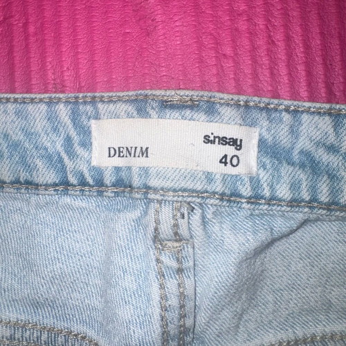 Sinsay Bootcut Jeans used, size 40, light blue wash