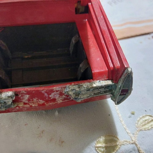 Tin cars used, pack, vintage, for parts