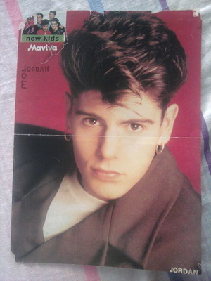 Αφίσα New Kids On The Block & Beverly Hills μεταχειρισμένη, 27x19,5