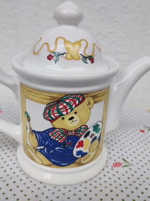 Edward the Artist Wade England teapot used, vintage
