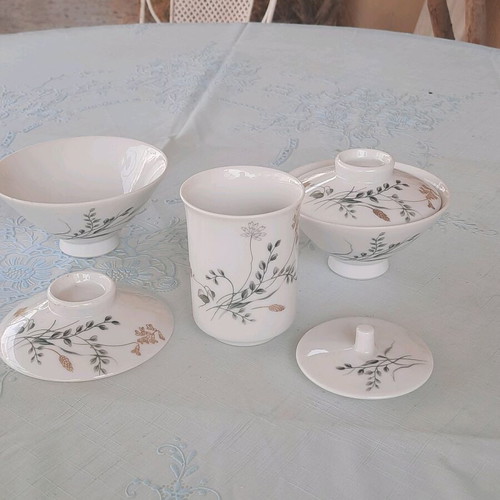 Noritake Japanese food set used, 3 pieces