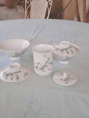Noritake Japanese food set used, 3 pieces
