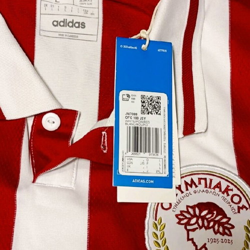 Olympiacos Anniversary Jersey authentic, new, Large or Medium