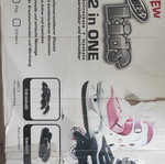 Vibes 2-in-1 Kids Inline Skates with Ice Blades, Like New, Sizes 28–31