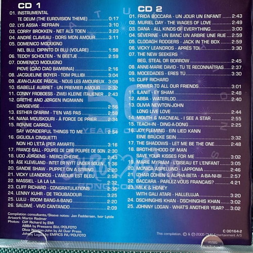 Eurovision All The Winners & Favourites 4 CD like new