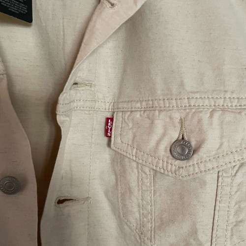Levi's Linen Mix Trucker Jacket brand new, beige, size M