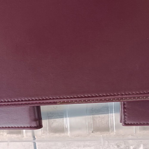 Dosie 2-ring leatherette handmade, pack of 3, new