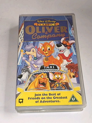 Oliver and Company VHS used, Walt Disney classic