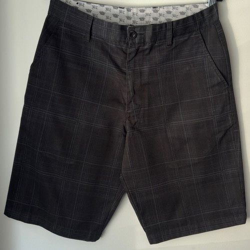 Blue Crown men's black checkered bermuda shorts like new W30