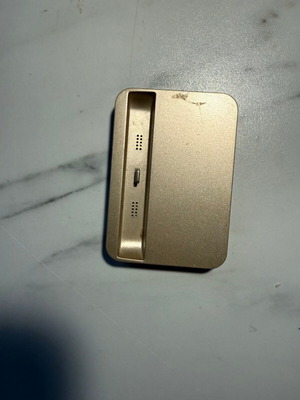 Gold charging dock with micro USB new without cable