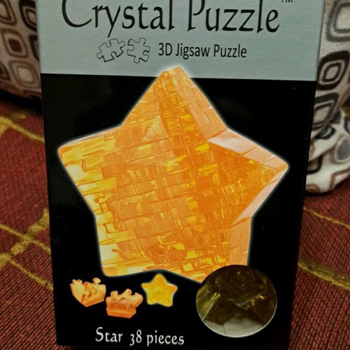 3D Star Puzzle 38 pieces like new