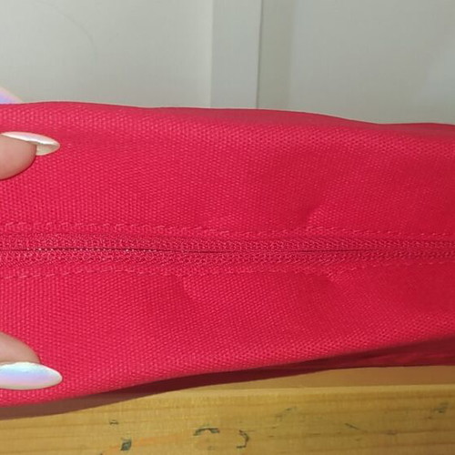 Burberry red cosmetic bag new