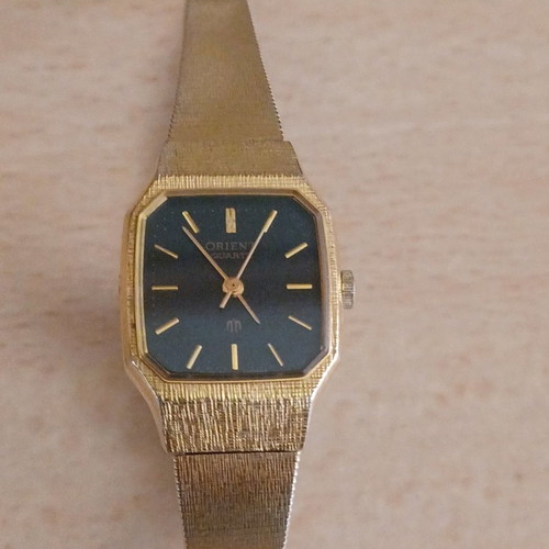 Orient women's watch used, for slim wrist, without battery