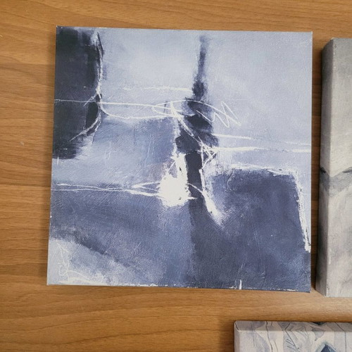 Frames set of 3 in blue shades