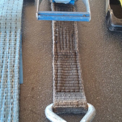 Ratchet straps used, set of 4 without straps