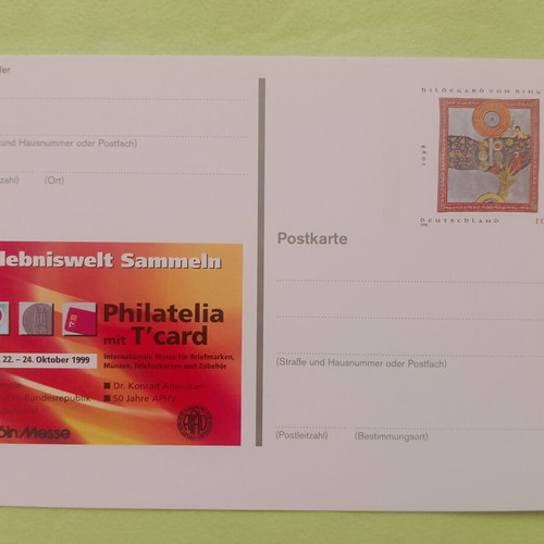German stamp 1998 with Bonn first day cover and 2 postcards