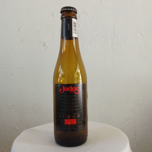Judas Belgian collectible beer bottle