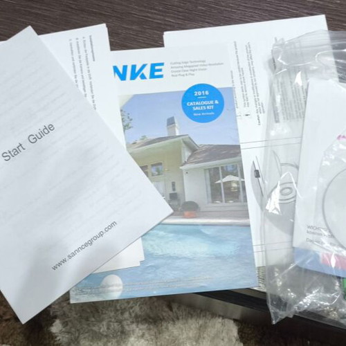SANNCE security camera system DVR 8CH with 1TB HDD and 4 cameras new