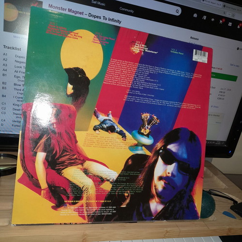 Monster Magnet Dopes To Infinity 2LP used, metal