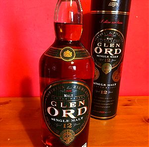 Glen Ord 12 Y.O. / Bot. 1990s / Highland Single Malt Scotch Whisky. Vintage. 1 Litre. Rare.
