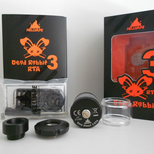 Hellvape Dead Rabbit v3 RTA like new, Matte Black