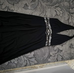 Dress, knee-length with open back