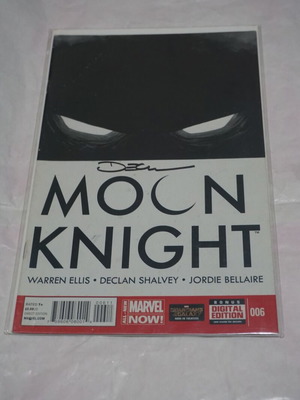 Moon Knight issue 6 like new, signed