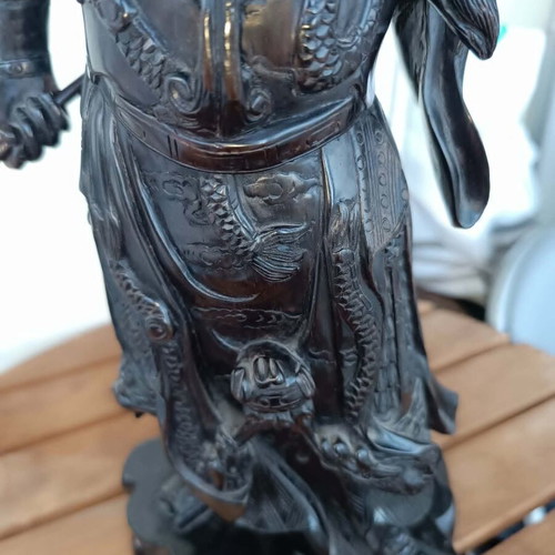 Guan Yu statue handmade, large 48 cm, like new