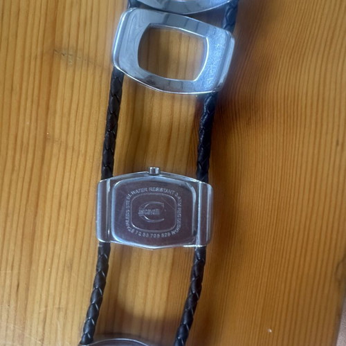 Roberto Cavali belt like new, silver, size 55