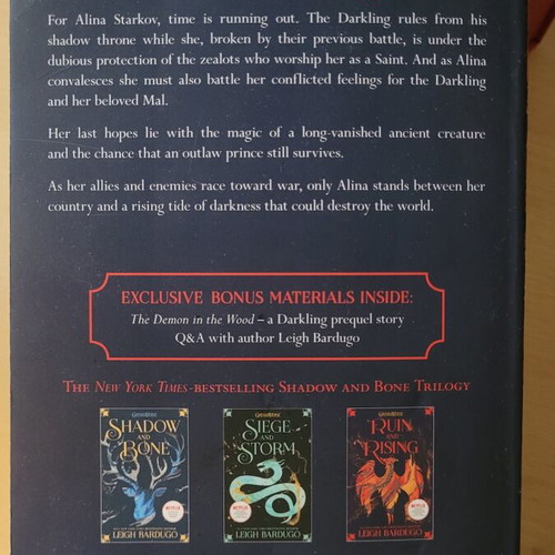 Ruin and Rising paperback book, English version