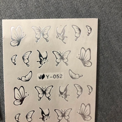 Water Nail Stickers Set of 4 New Full Nail