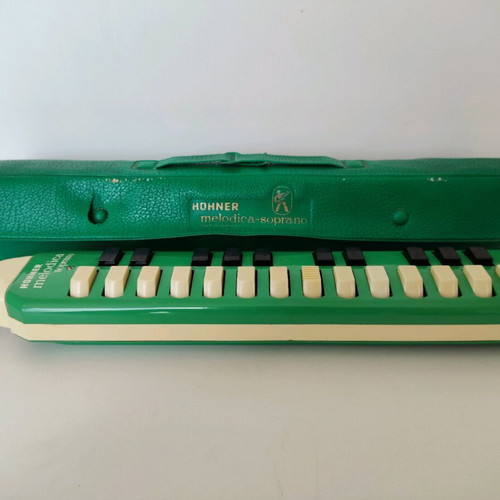 Hohner Melodica Soprano used, collectible with original case