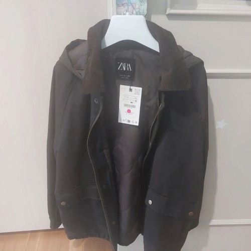 Zara children's jacket new, size 11-12 years, brown