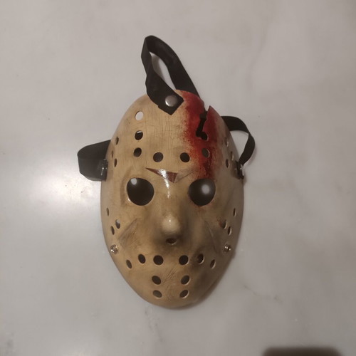 Jason Friday the 13th Mask hand-painted and engraved, new