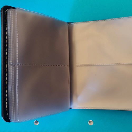 Leather pencil holder and card holder gift set new