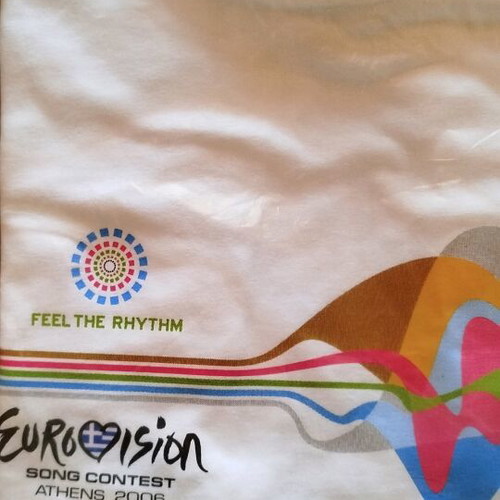 Eurovision 2006 Athens T-shirt like new, size medium, white
